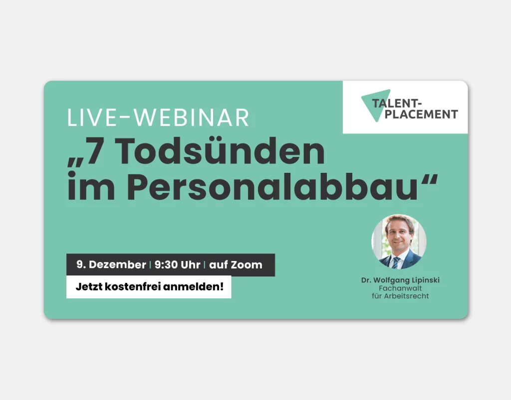 Bild Webinar Talent-Placement Poster