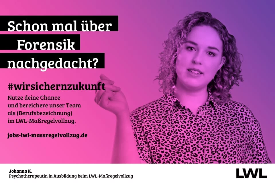 LWL-Kampagnenmotiv 9 einer grübelnden Frau