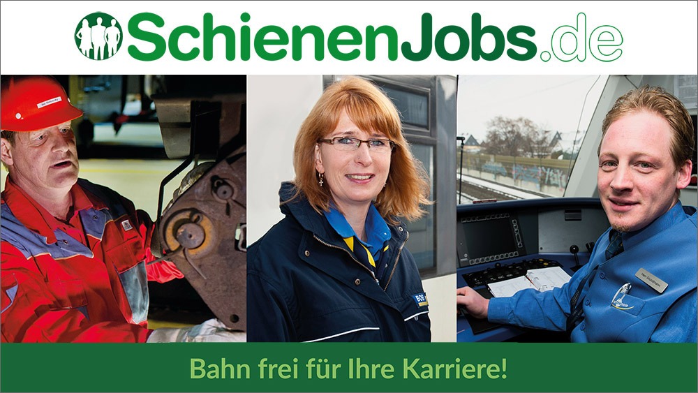 deine-Bahn_Schienenjobs-A4-2016-final.indd SchienenJobs - Das Karriereportal für Bahnberufe