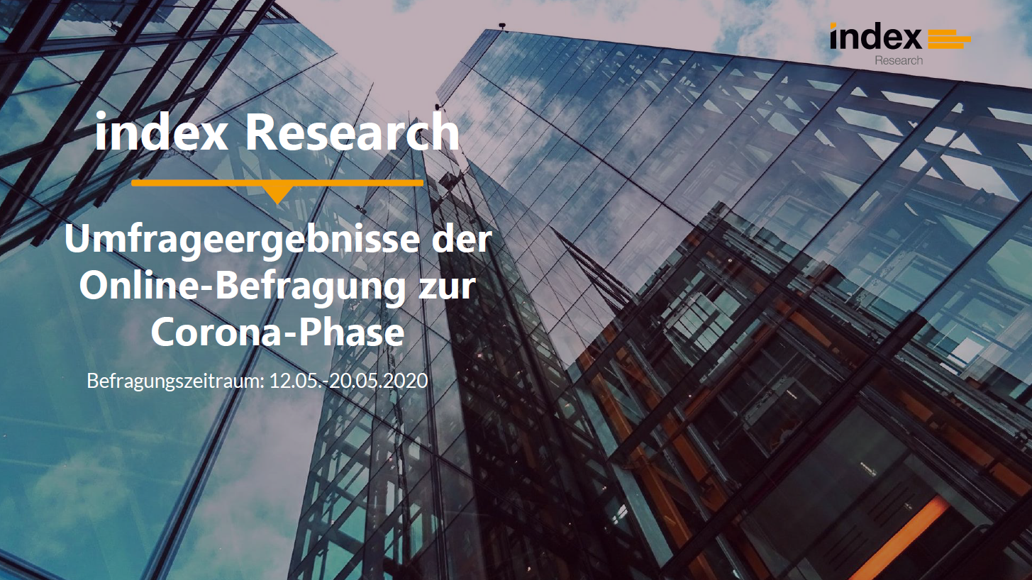 Umfrage "Recruiting in der Corona-Phase" von index Research