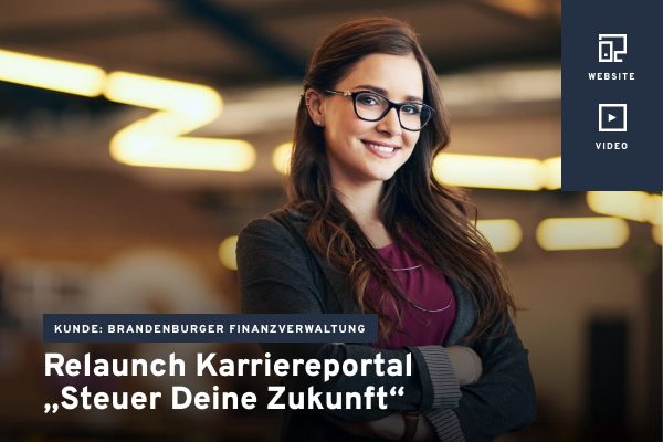 Brandenburger Finanzverwaltung Relaunch Karriereportal