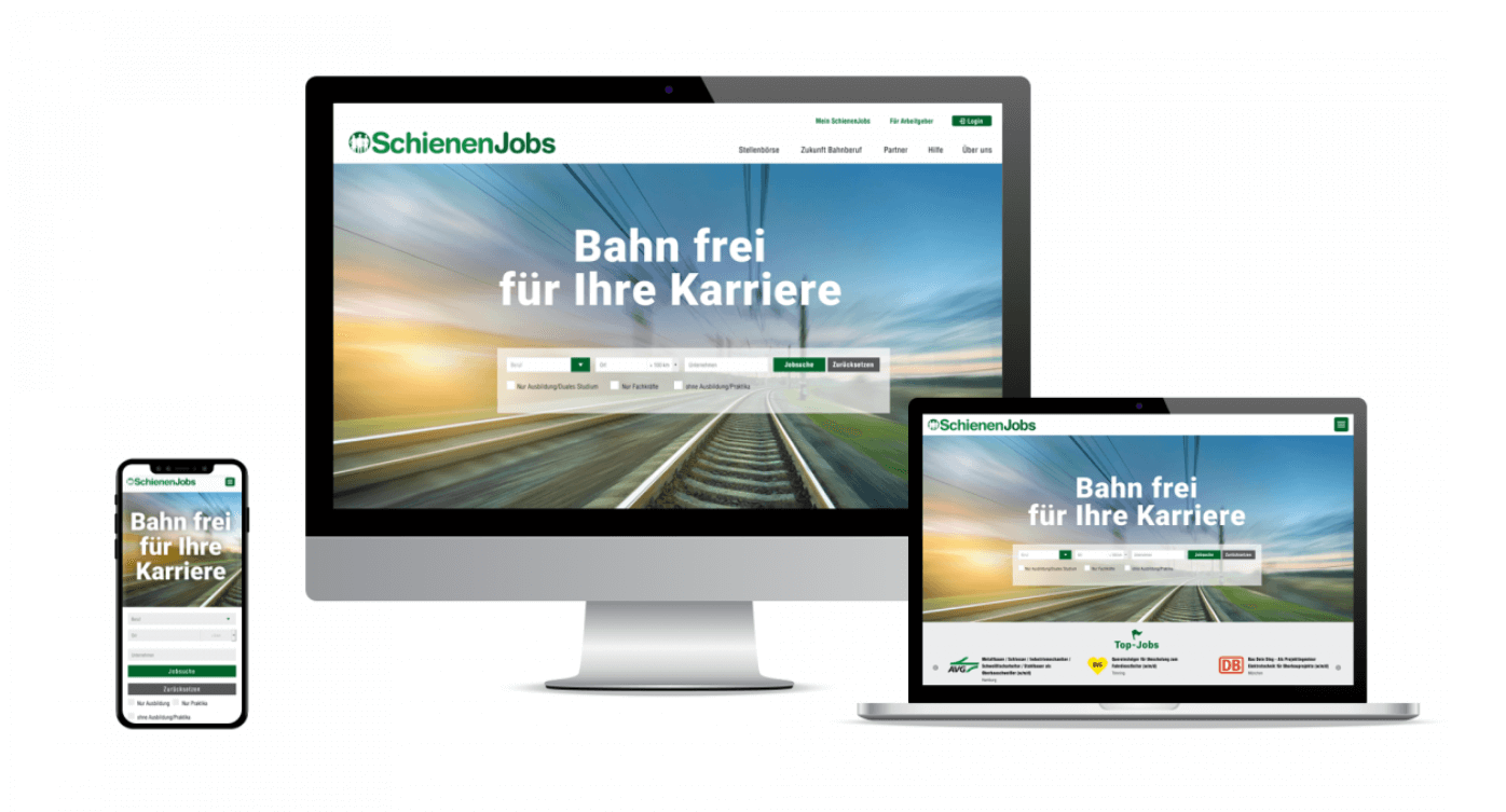 Schienenjobs Karriere Website